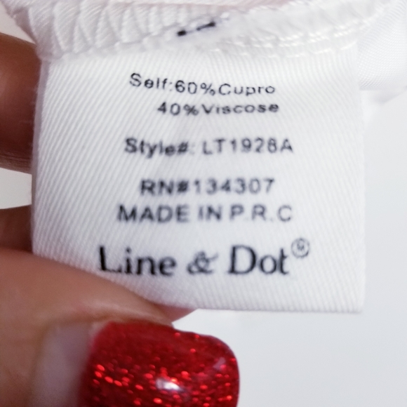 Anthropologie Line & Dot Sm Top Bohemian peasant Overlay Fairy - Picture 8 of 8